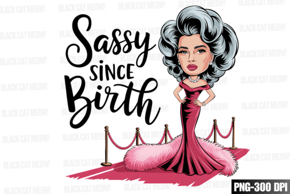 Download Sassy Since Birth Png, Funny Old Ladies - Funny Collection