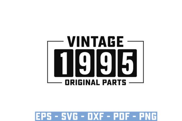 Download Vintage 1995 Original Parts Funny Svg - Funny Collection
