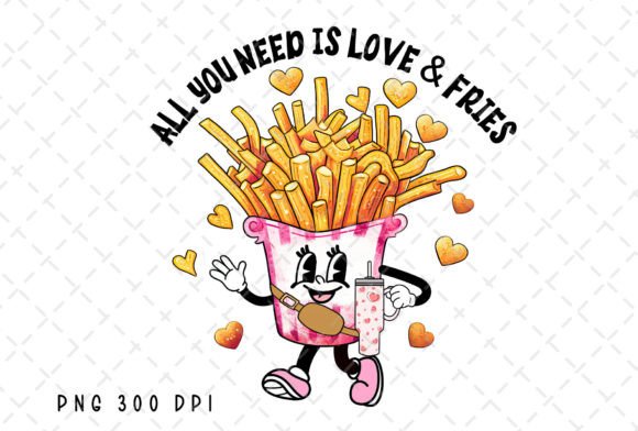 Download French Fries Heart Valentines Day PNG - Heart valentines day Collection