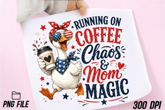 Download Funny Goose Mom Patriotic Gift PNG - Funny Collection