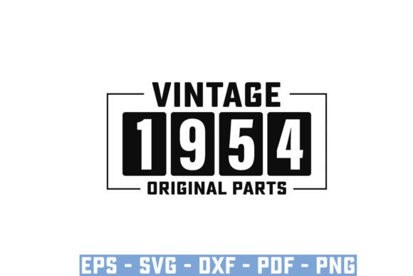 Download Vintage 1954 Original Parts Funny Svg - Funny Collection