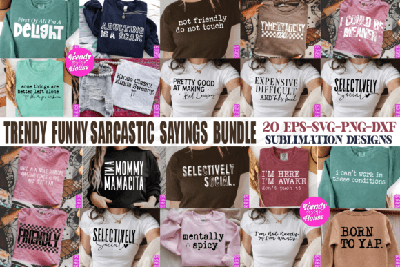 Download Funny Sarcastic Sayings SVG PNG Bundle - Funny Collection