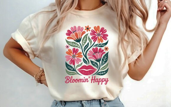 Download Boho Floral Flowers T-shirt Design SVG - Flowers Collection